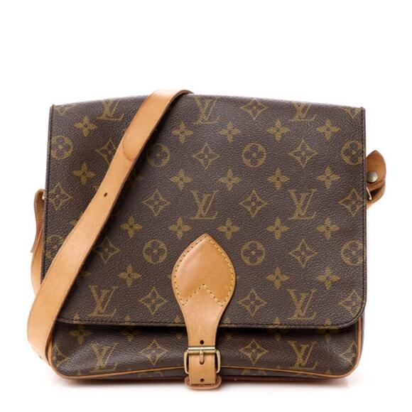Louis Vuitton Cartouchiere MM Monogram Canvas Crossbody Bag - Picture 1 of 14